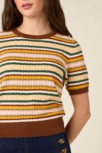 Princess Highway - Maeve Striped Knit Top - multi