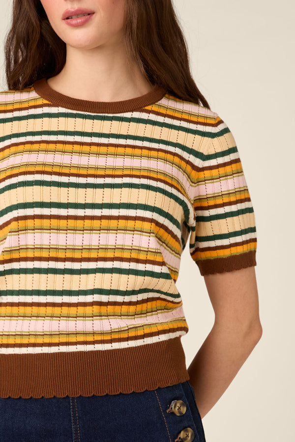Princess Highway - Maeve Striped Knit Top - multi