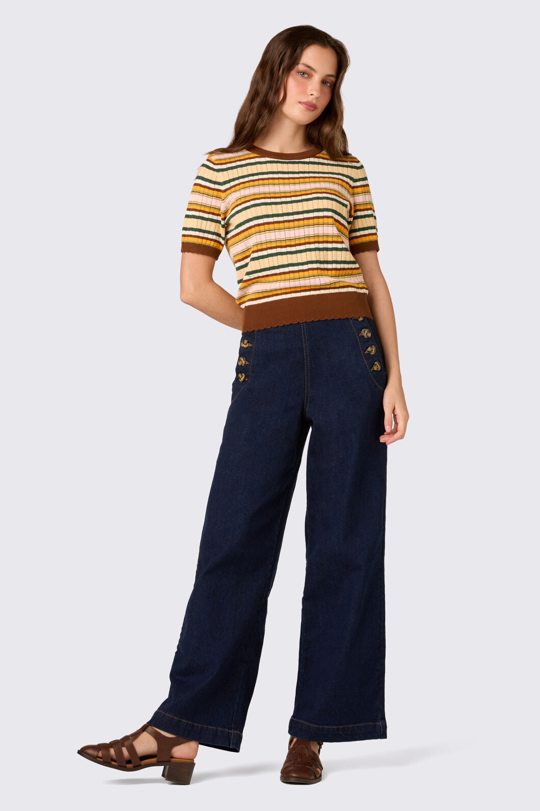 Princess Highway - Maeve Striped Knit Top - multi