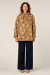 Princess Highway - Dogs & Flowers Raincoat - chocolate