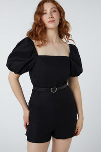Princess Highway - Lillian Playsuit - black