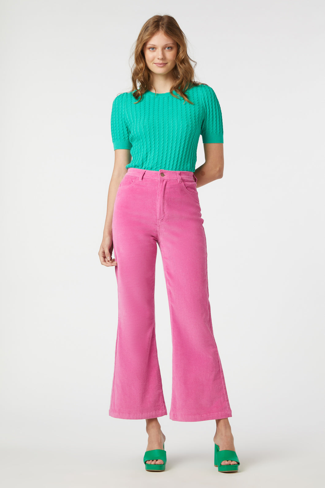 Princess Highway - Indy Flare Jean - pink