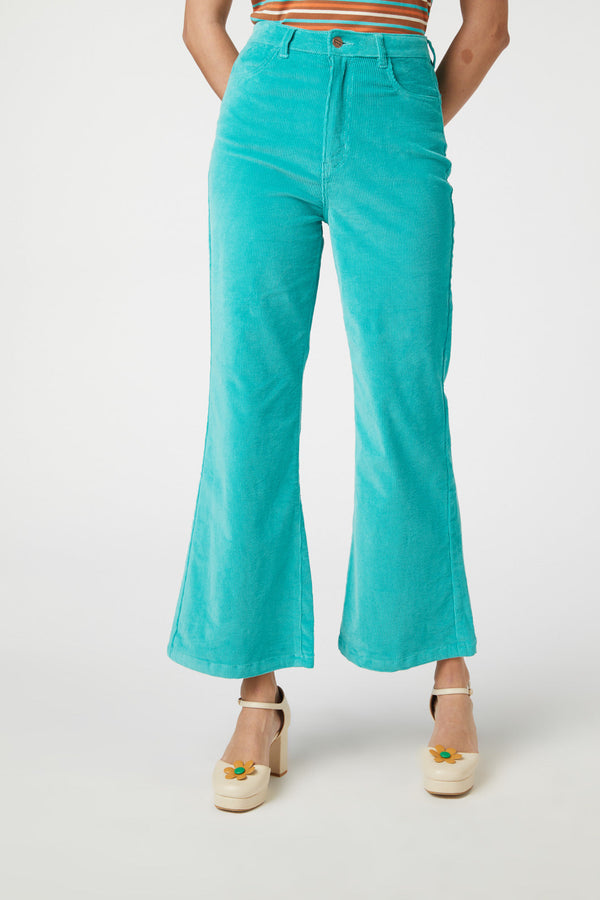 Princess Highway - Indy Flare Jean - green