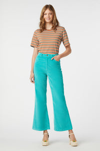 Princess Highway - Indy Flare Jean - green