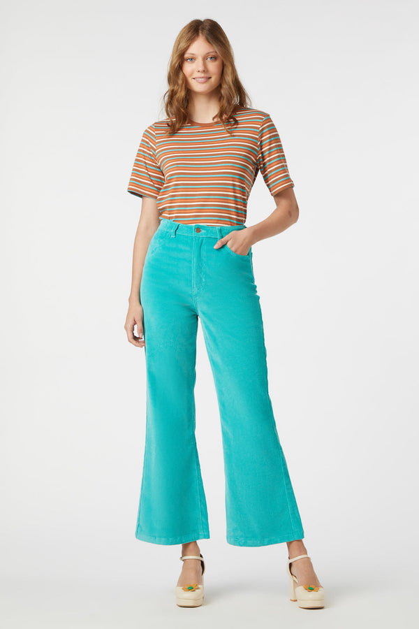 Princess Highway - Indy Flare Jean - green