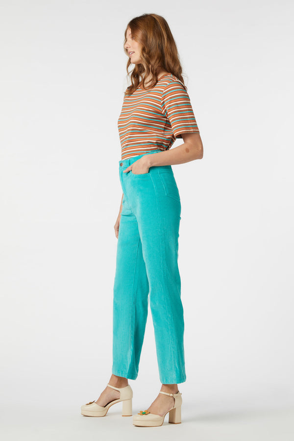 Princess Highway - Indy Flare Jean - green