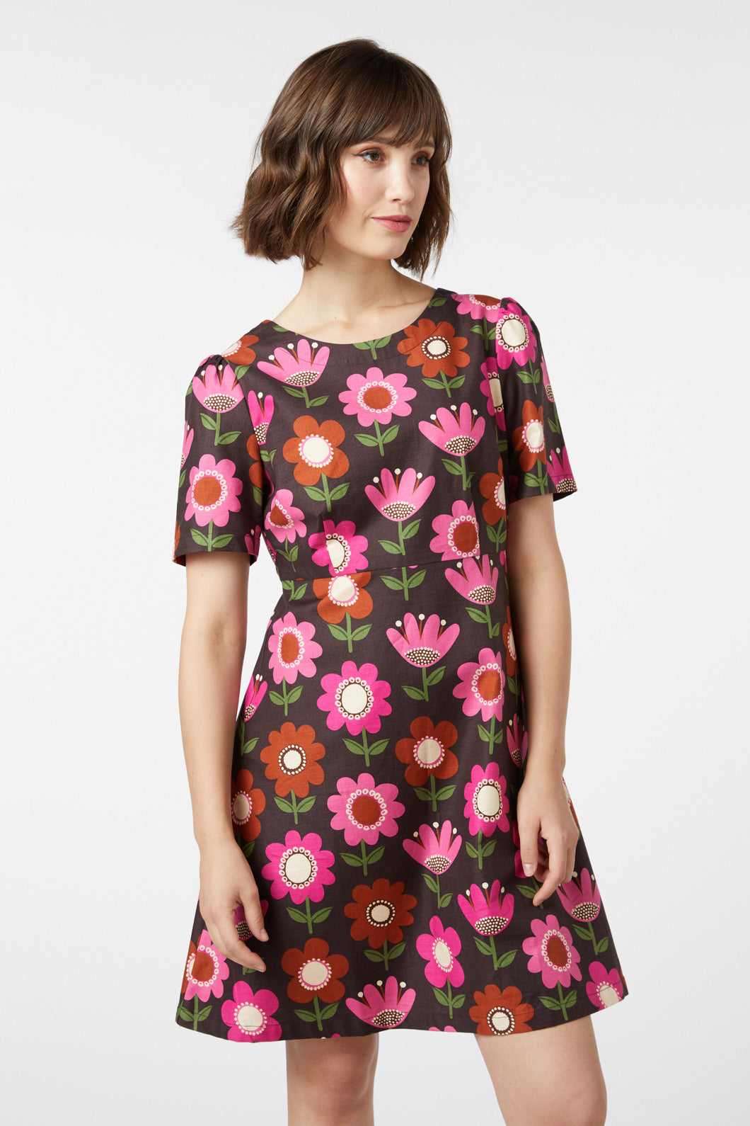 Princess Highway - Fiona Dress - chocolate