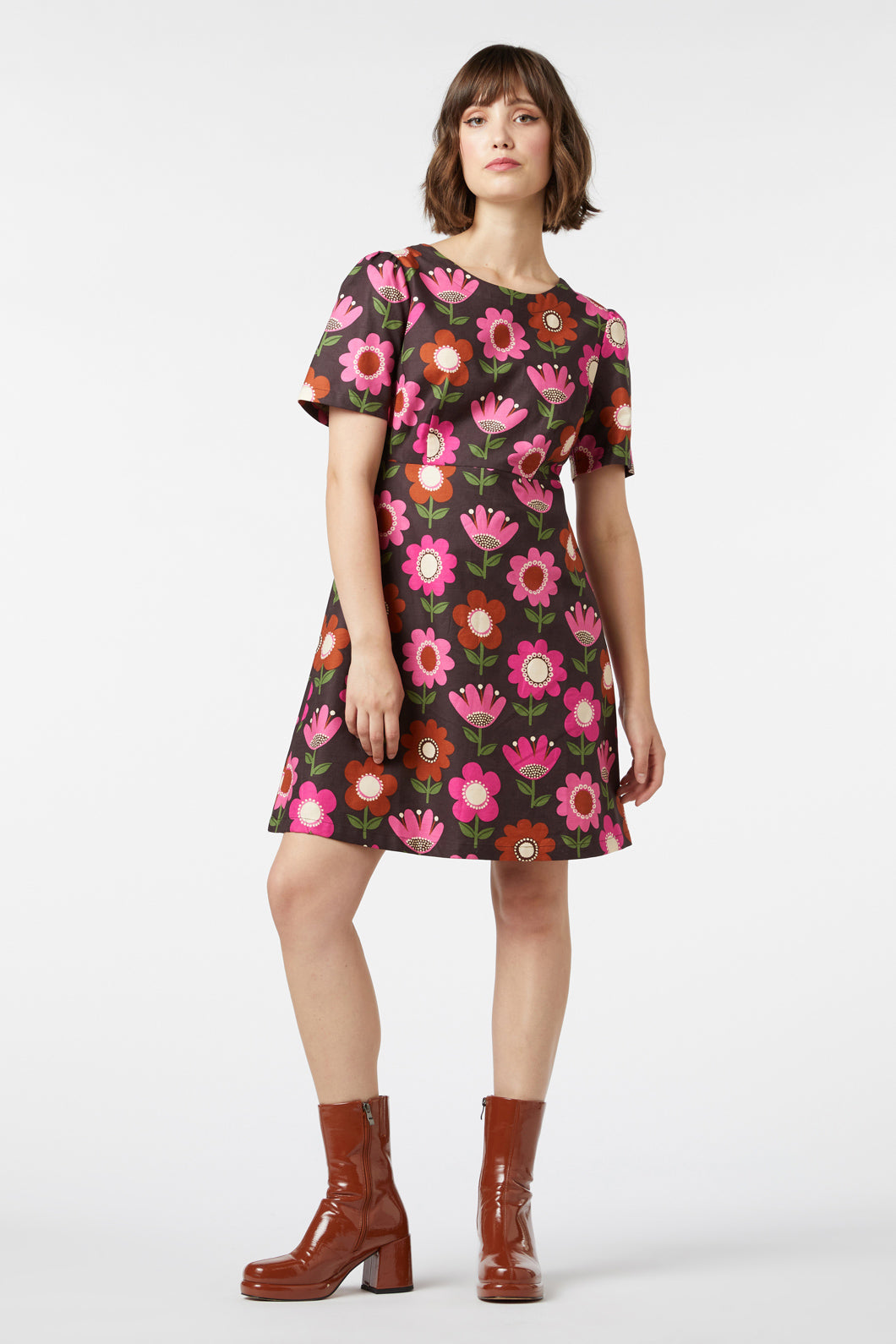 Princess Highway - Fiona Dress - chocolate