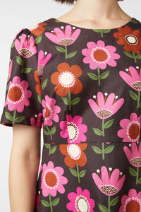 Princess Highway - Fiona Dress - chocolate