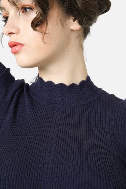Princess Highway - Sophie Knit Top - navy
