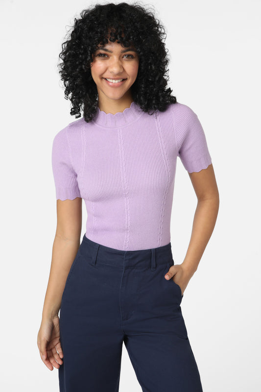 Princess Highway - Sophie Knit Top - lilac