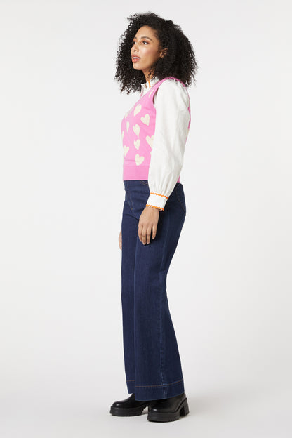 Princess Highway - Love Hearts Vest - pink