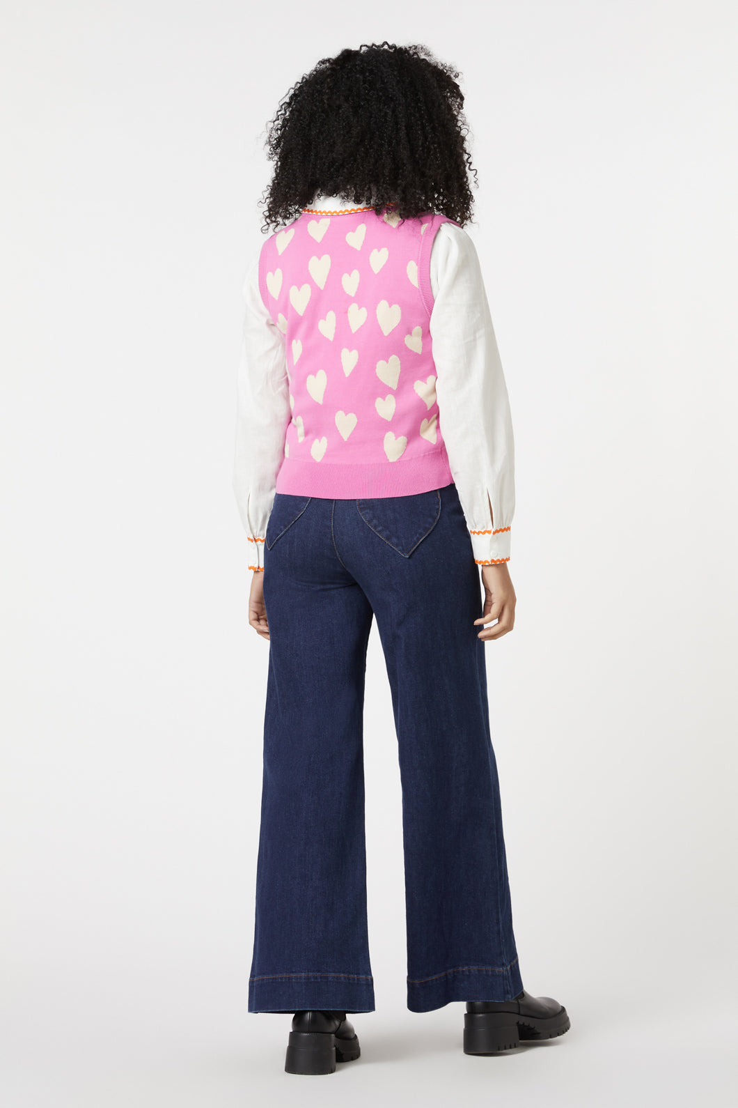 Princess Highway - Love Hearts Vest - pink