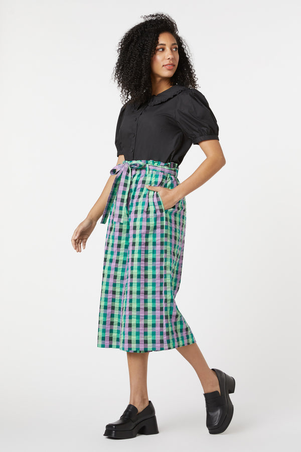 Princess Highway - Peppa Check Skort - green