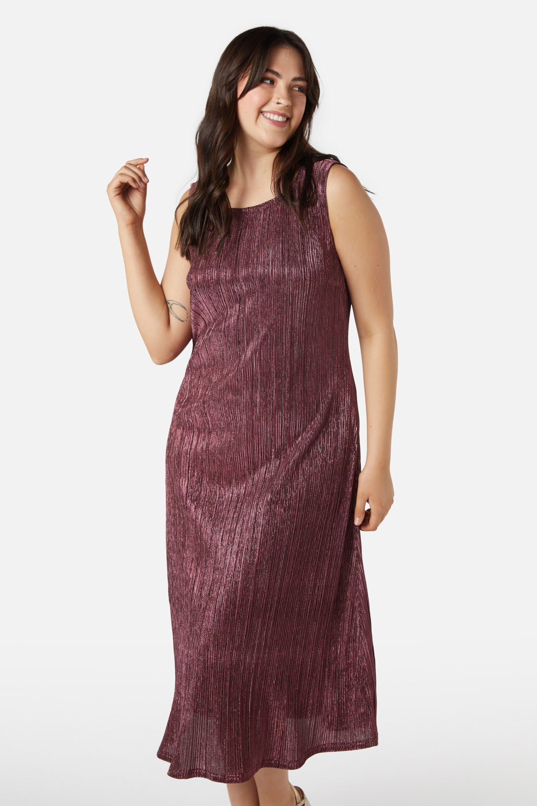 Princess Highway - Paris Glitter Dress - rose