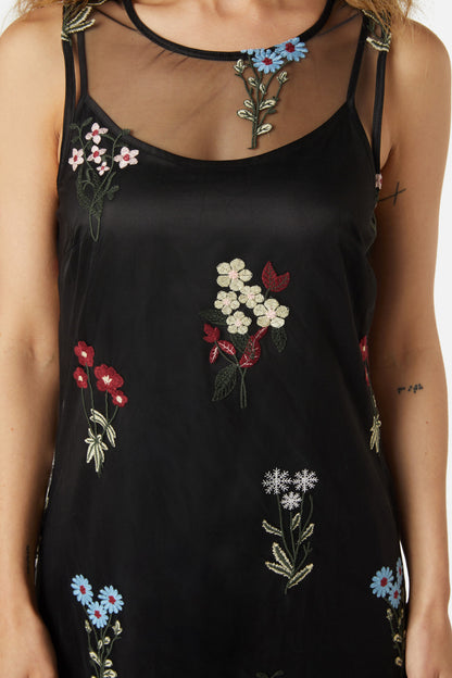 Princess Highway - Poppy Midi Dress - black
