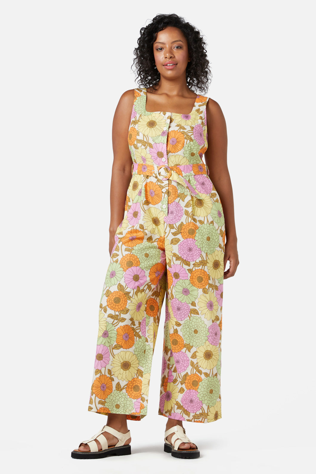 Princess Highway - Lottie Jumpsuit - cream