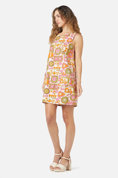 Princess Highway - Sunny Retro Shift Dress - cream