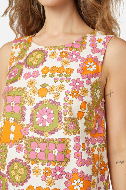 Princess Highway - Sunny Retro Shift Dress - cream