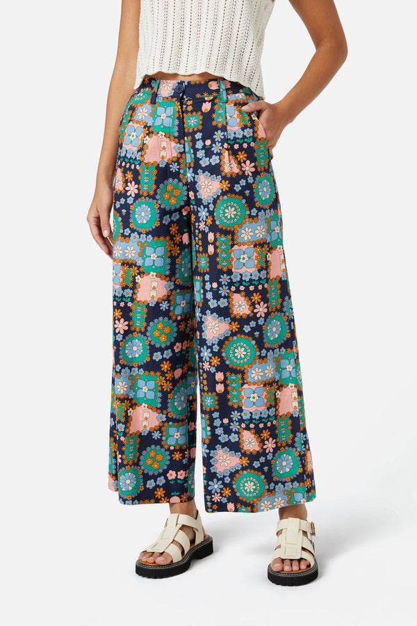 Princess Highway - Sunny Retro Pant - navy