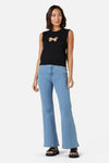 Princess Highway - Butterfly Emb Vest - black