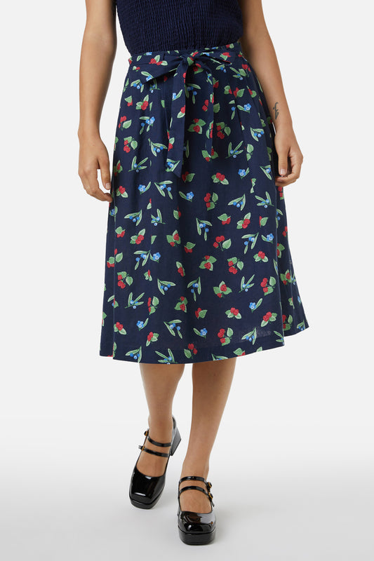 Princess Highway - Berry Skirt - navy