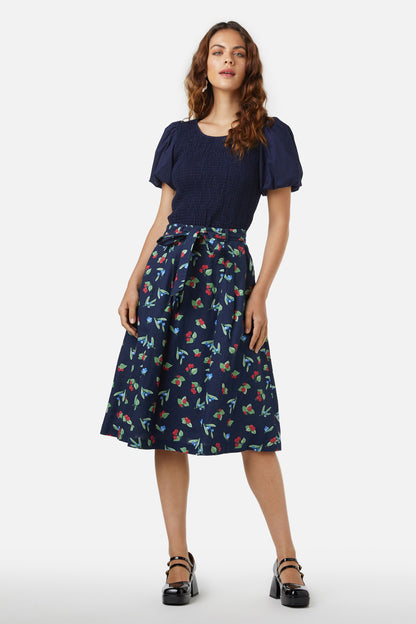 Princess Highway - Berry Skirt - navy