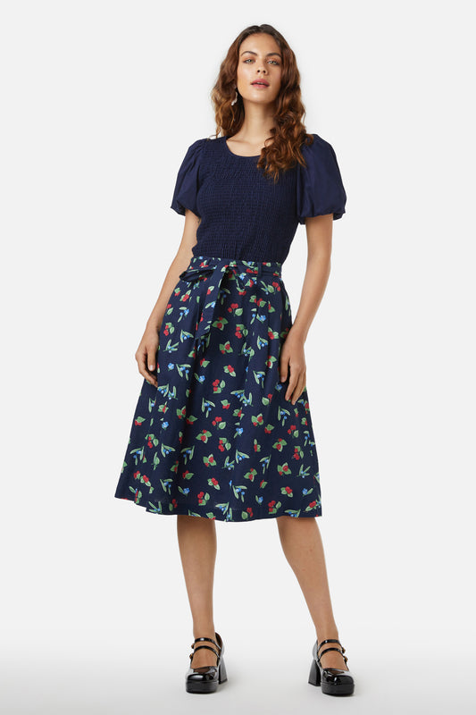 Princess Highway - Berry Skirt - navy