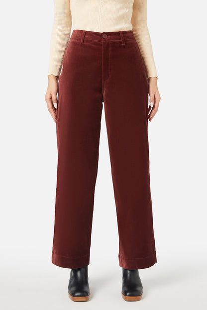 Princess Highway - Rachel Velvet Pant - rust
