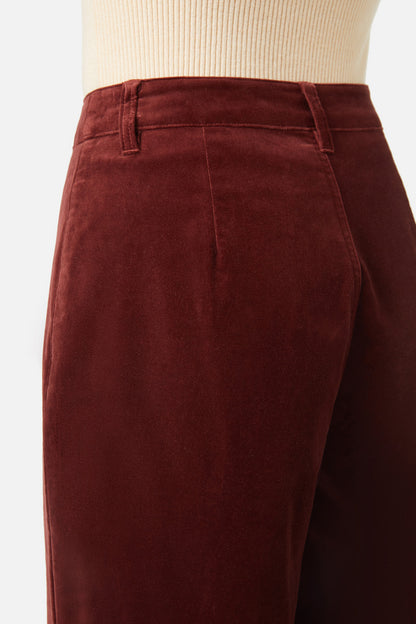 Princess Highway - Rachel Velvet Pant - rust