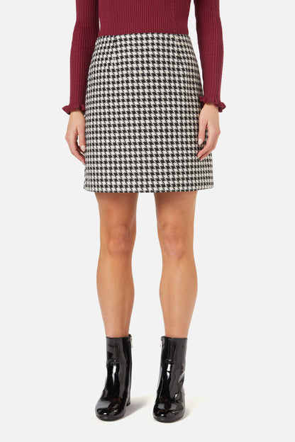 Princess Highway - Blake Check Skirt - black