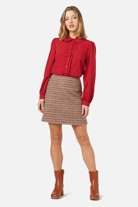 Princess Highway - Daphne Blouse - cherry