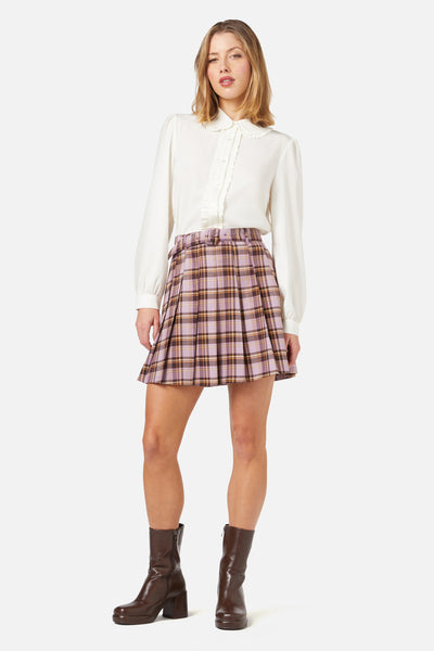 スカート ENEU check mini skirt ENEU check mini skirt
