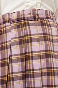 Princess Highway - Jeannie Check Mini Skirt - lilac