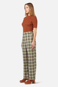 Princess Highway - Jeannie Check Pant - green