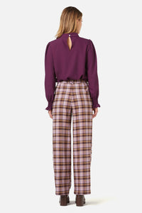 Princess Highway - Jeannie Check Pant - lilac