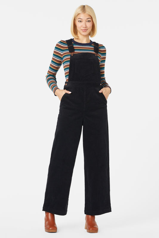 Princess Highway - Casey Cord Overall - black
