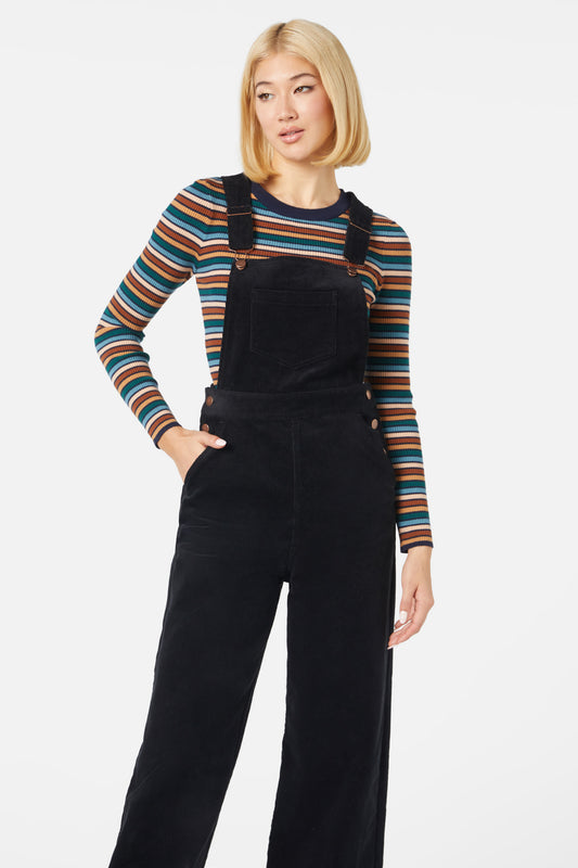 Princess Highway - Casey Cord Overall - black