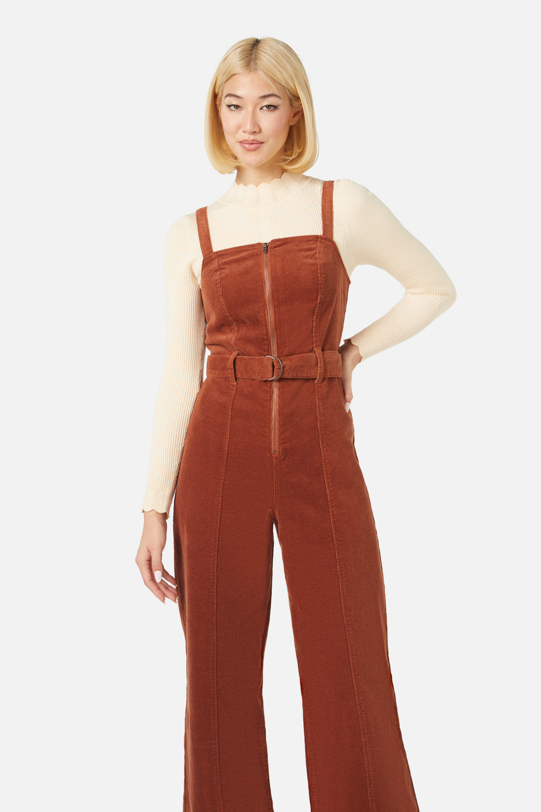 Princess Highway - Delilah Cord Jumpsuit - ginger