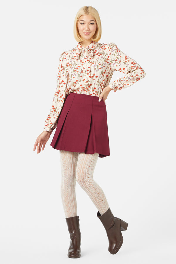 Princess Highway - Emma Mini Skirt - plum