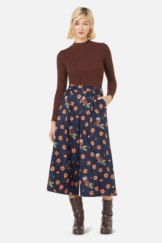 Princess Highway - Poppy Owl Skort - navy