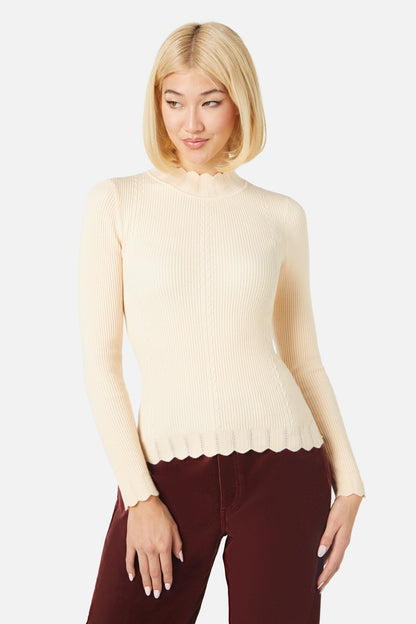 Princess Highway - Sophie L/S Knit Top - cream