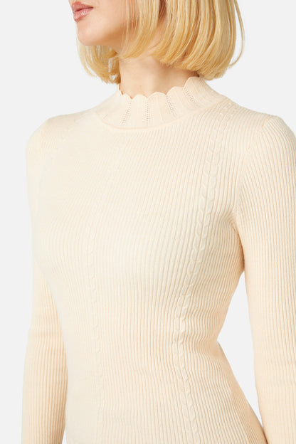Princess Highway - Sophie L/S Knit Top - cream