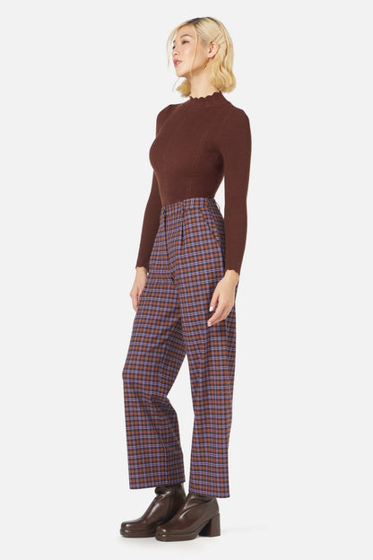 Princess Highway - Sophie L/S Knit Top - chocolate