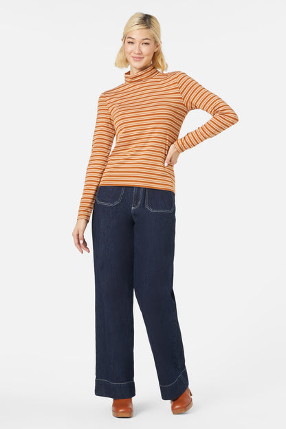 Princess Highway - Jessie Stripe Top - brown