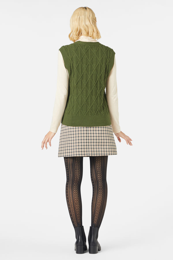 Princess Highway - Marni Long Vest - olive