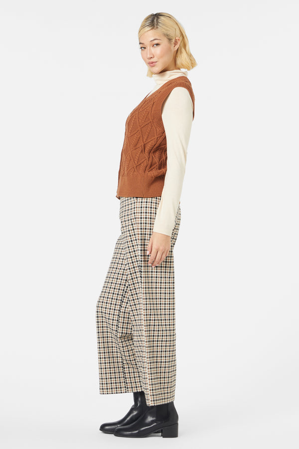 Princess Highway - Marni Long Vest - toffee