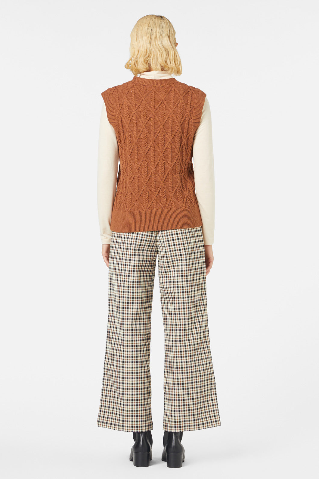 Princess Highway - Marni Long Vest - toffee