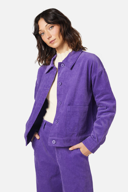 Princess Highway - Jamie Cord Jacket - purple