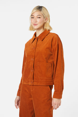 Princess Highway - Jamie Cord Jacket - orange